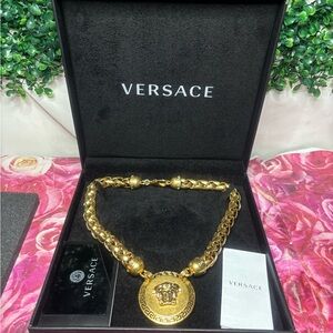 Authentic Versace Medusa necklace
